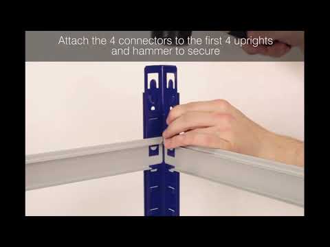 Clicka 175 Shelving with XL5 Open Fronted Container Combo-Racking-Plastic Box Shop
