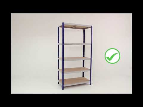 Clicka 175 Shelving with 8 x 45L Crystal Boxes Combo 1770 x 900 x 600mm-Racking-Plastic Box Shop