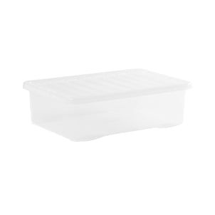 Pallet of 200 x 32L Crystal Underbed Plastic Storage Boxes with Lids-Wham-Plastic Box Shop