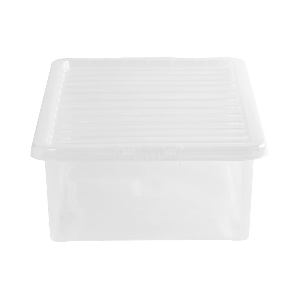 Pallet of 110 x 42L Crystal Underbed Plastic Storage Boxes with Lids-Wham-Plastic Box Shop