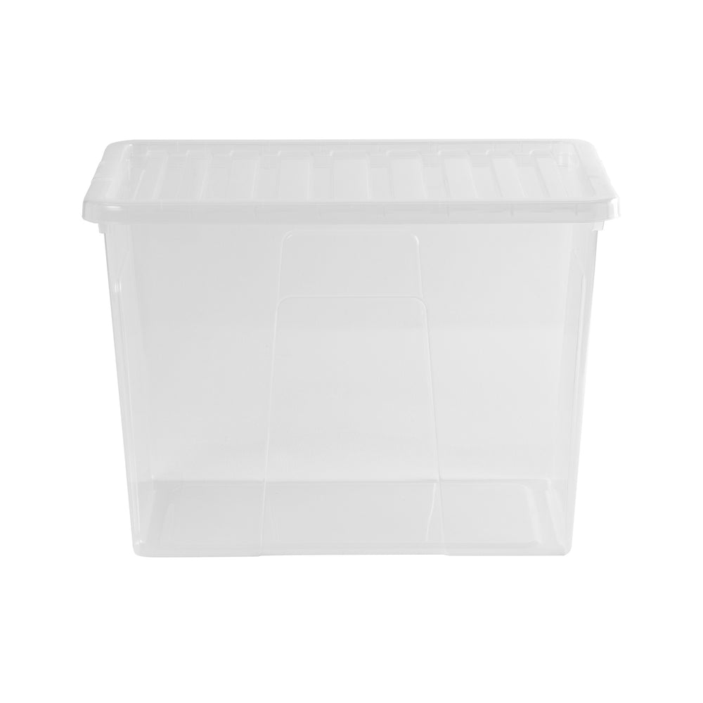 Pallet of 150 x 80L Crystal Plastic Storage Boxes with Lids-Wham-Plastic Box Shop