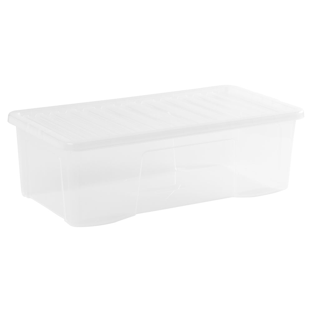 62 Litre Crystal Plastic Storage Box with Lid-Wham-Plastic Box Shop