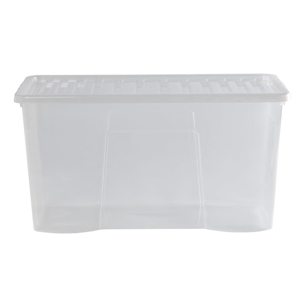 Pallet of 90 x 110L Crystal Plastic Storage Boxes with Lids-Wham-Plastic Box Shop