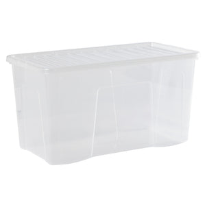 Pallet of 90 x 110L Crystal Plastic Storage Boxes with Lids-Wham-Plastic Box Shop