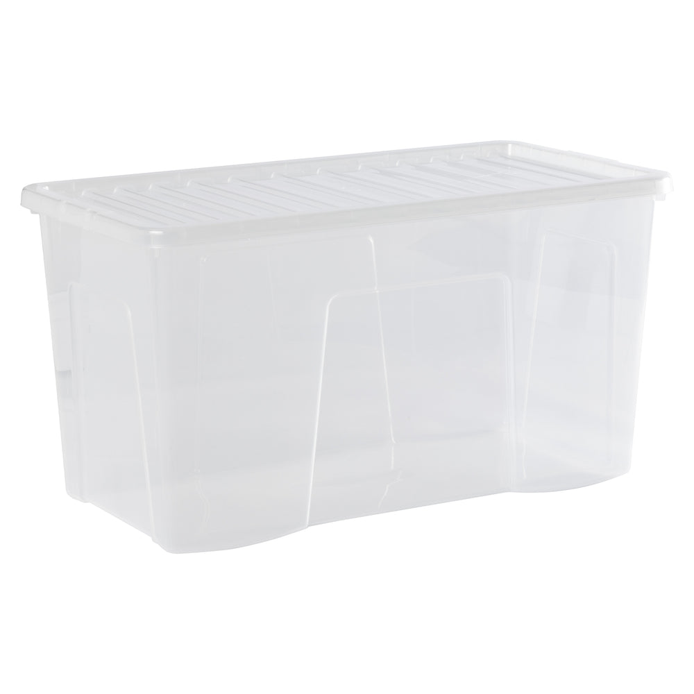 Pallet of 50 x 110L Crystal Plastic Storage Boxes with Lids-Wham-Plastic Box Shop