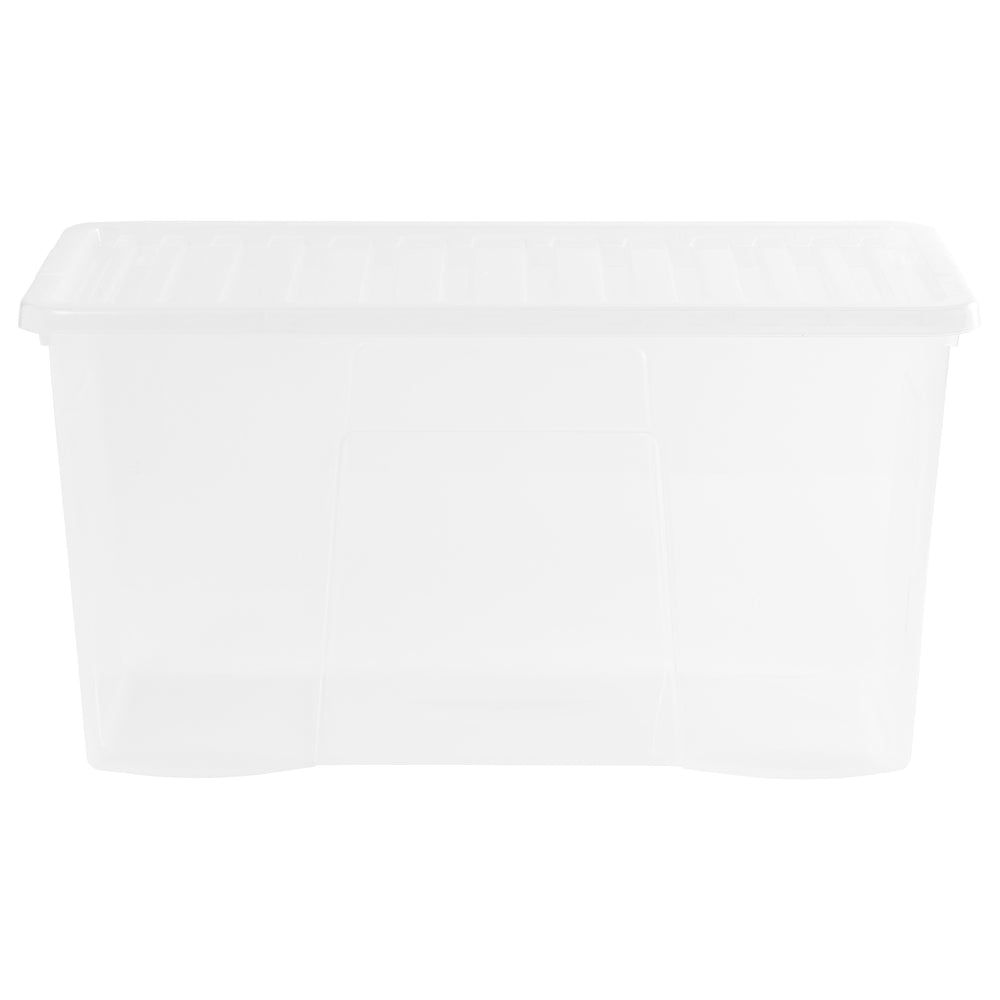 Wham Crystal Pack of 3 x 110L Plastic Storage Boxes with Lids-Wham-Plastic Box Shop