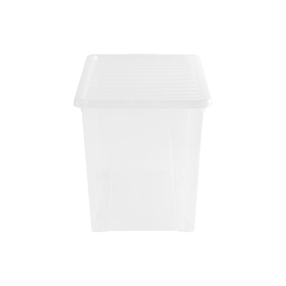 Pallet of 50 x 110L Crystal Plastic Storage Boxes with Lids-Wham-Plastic Box Shop