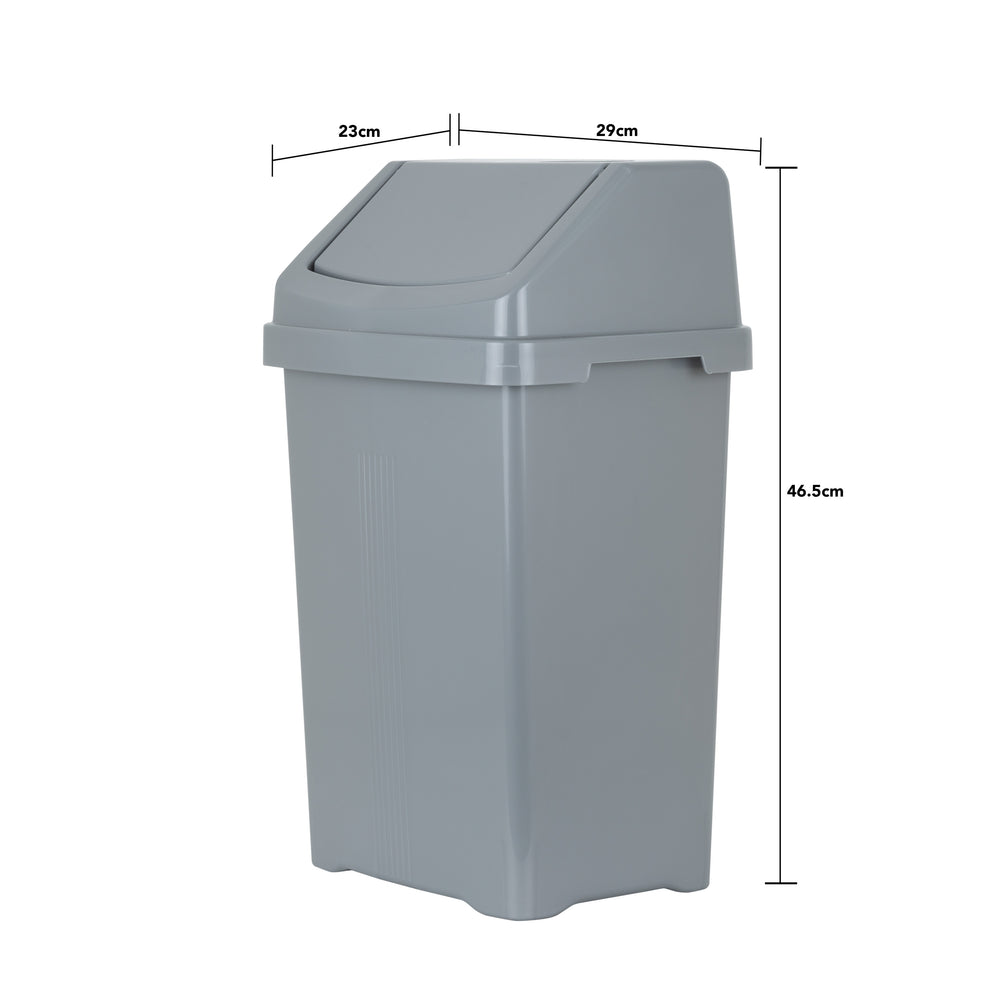 15 Litre Plastic Swing Bin-Wham-Plastic Box Shop