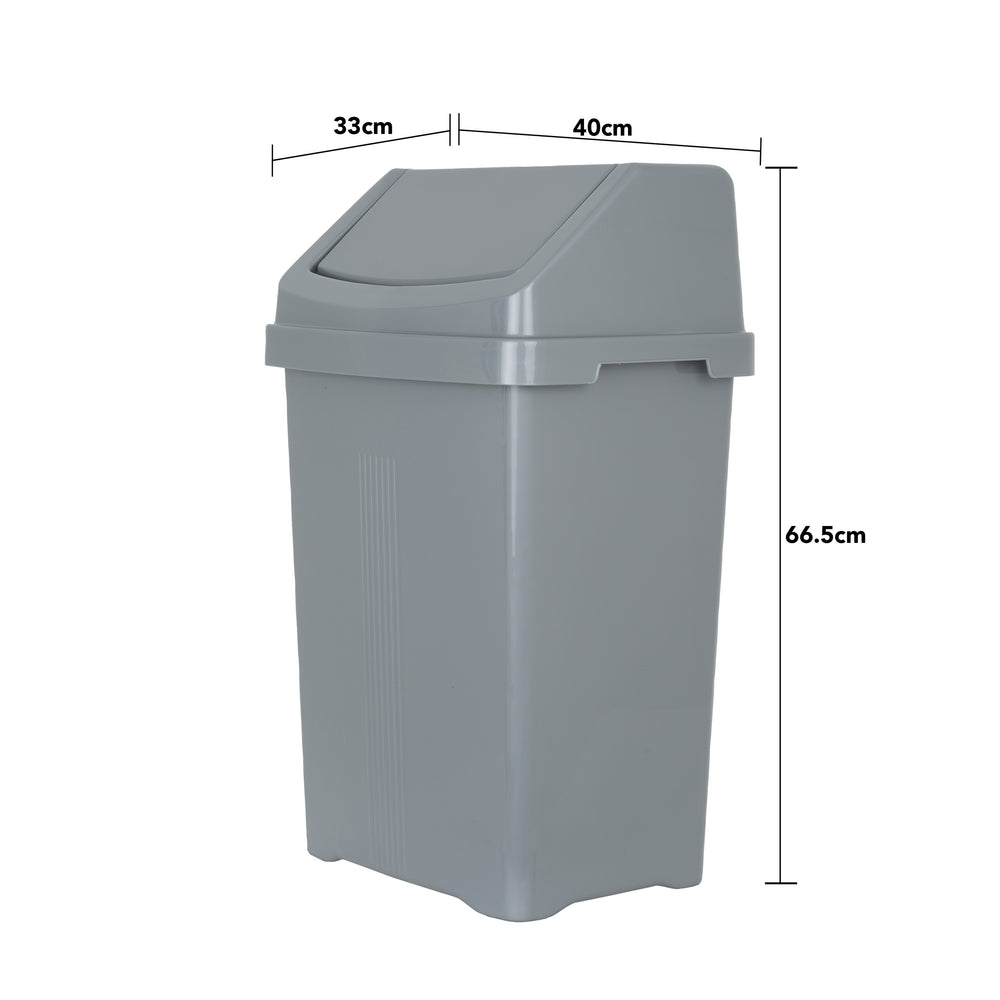50 Litre Casa Plastic Swing Bin-Wham-Plastic Box Shop