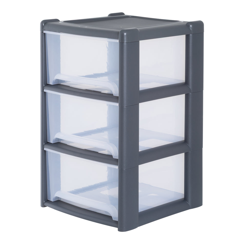 Pallet of 18 x 3-Drawer Plastic Tower Units-Wham-Plastic Box Shop
