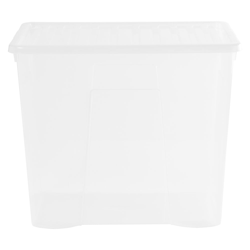 Wham Crystal Pack of 8 x 160 Litre Plastic Storage Boxes with Lids-Wham-Plastic Box Shop
