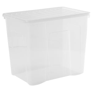 Pallet of 36 x 160L Crystal Plastic Storage Boxes with Lids-Wham-Plastic Box Shop