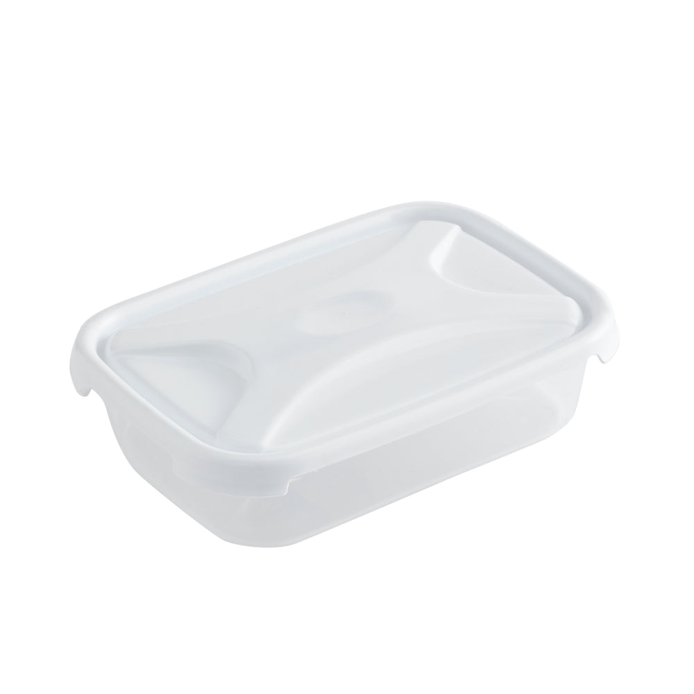 800ml Rectangular Plastic Food Box with Lid - 12370-Wham-Plastic Box Shop