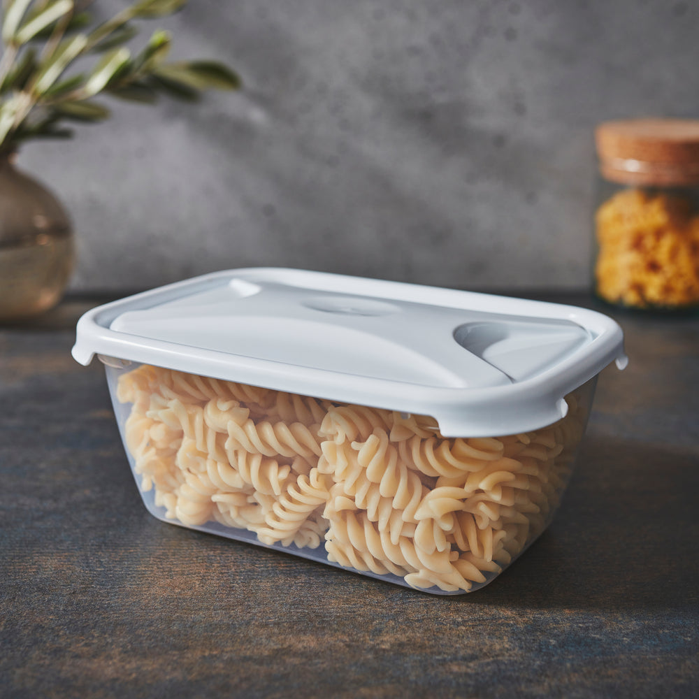 1.2 Litre Rectangular Cuisine Food Box with Lid-Wham-Plastic Box Shop