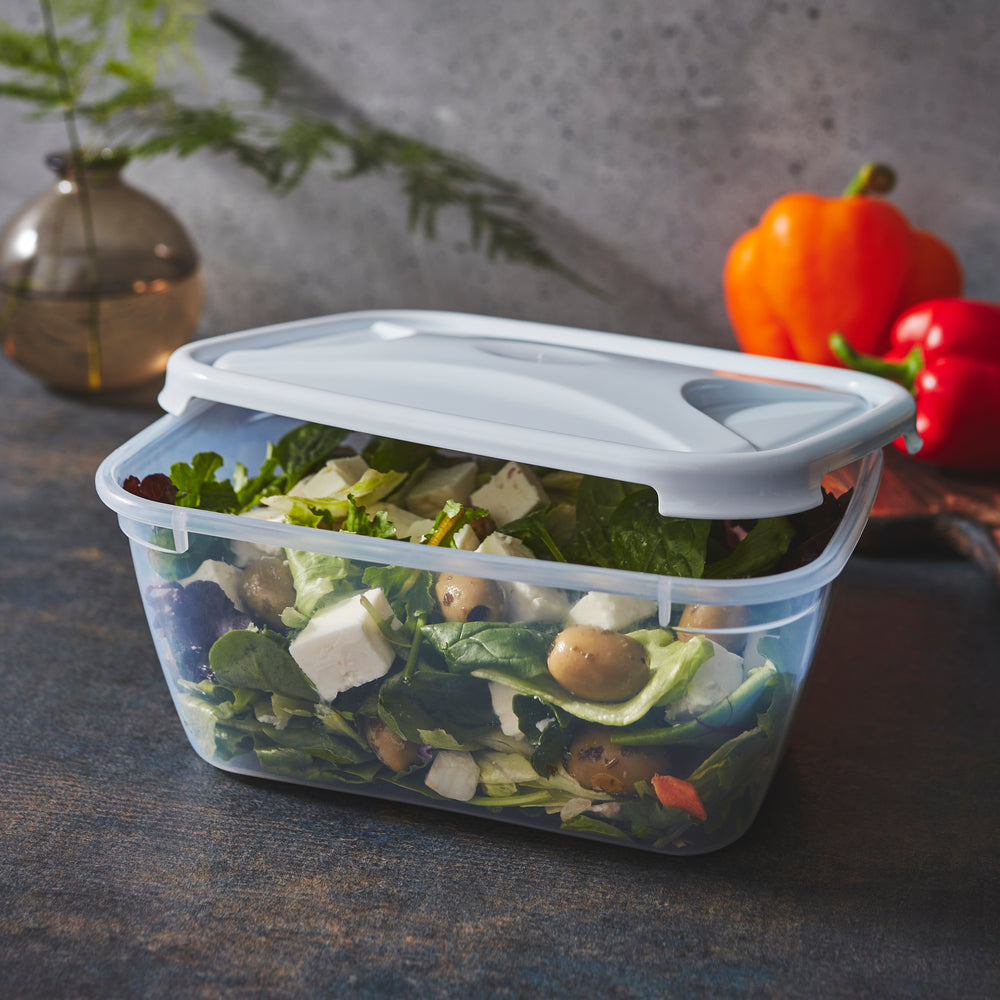 2 Litre Rectangular Food Box - Wham-Wham-Plastic Box Shop