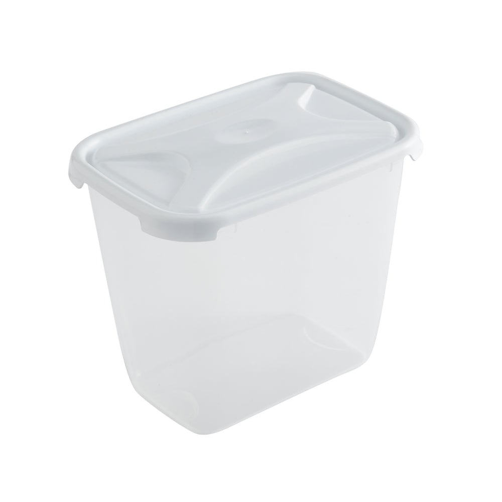2.4 Litre Clear Rectangular Plastic Food Storage Box – Wham-Wham-Plastic Box Shop