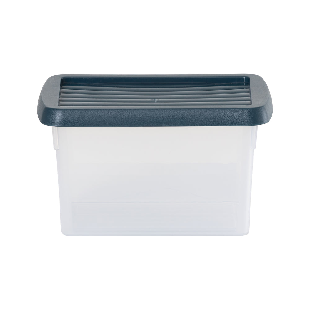 Set of 4 – 1.5 Litre Plastic Storage Boxes with Coloured Lids – Wham-Wham-Plastic Box Shop