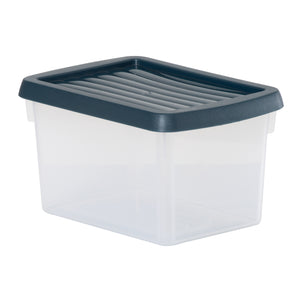 Set of 4 – 1.5 Litre Plastic Storage Boxes with Coloured Lids – Wham-Wham-Plastic Box Shop