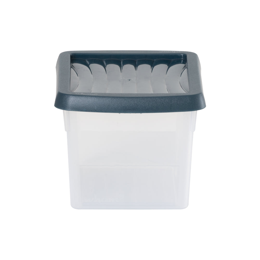 Set of 4 – 1.5 Litre Plastic Storage Boxes with Coloured Lids – Wham-Wham-Plastic Box Shop
