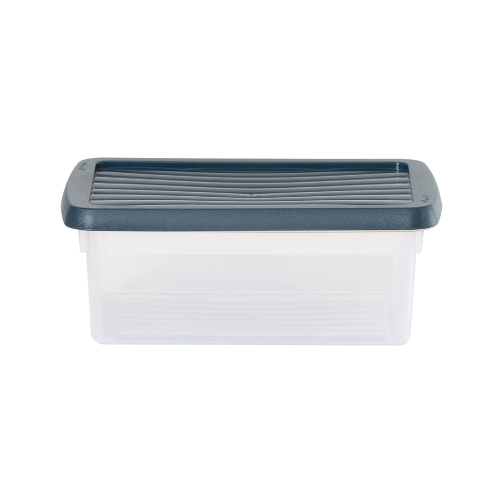 Set of 4 - 3.5 Litre Wham Plastic Storage Boxes with Mixed Coloured Lids (13109)-Wham-Plastic Box Shop