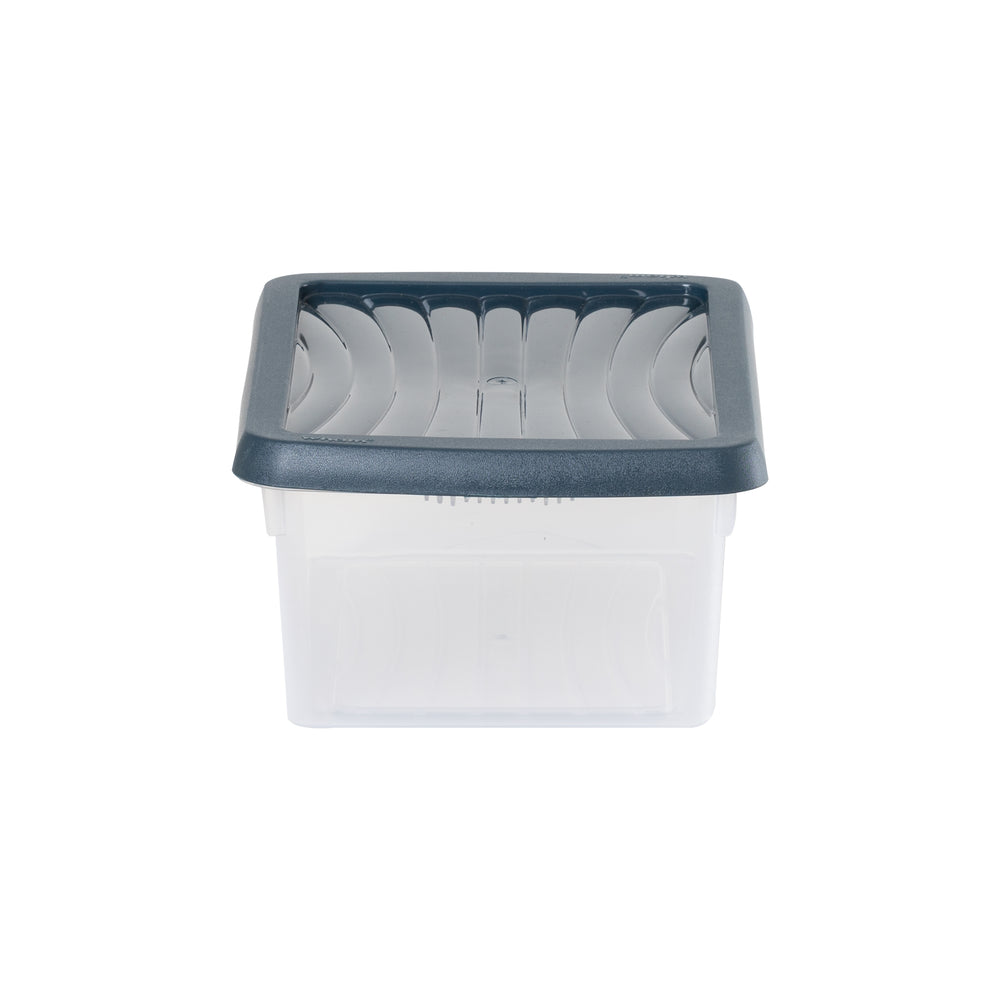 Set of 4 - 3.5 Litre Wham Plastic Storage Boxes with Mixed Coloured Lids (13109)-Wham-Plastic Box Shop