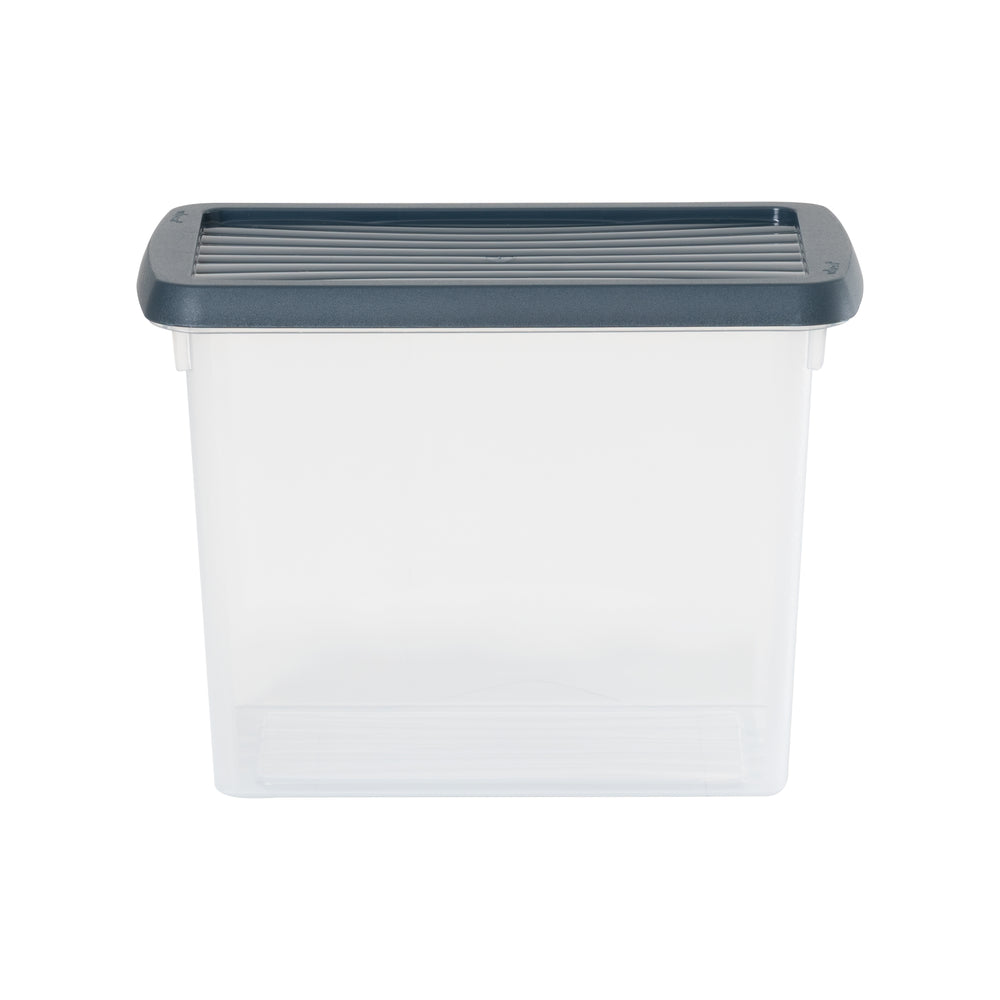 Set of 4 - 6.7 Litre Wham Plastic Storage Boxes with Mixed Coloured Lids - 13114-Wham-Plastic Box Shop