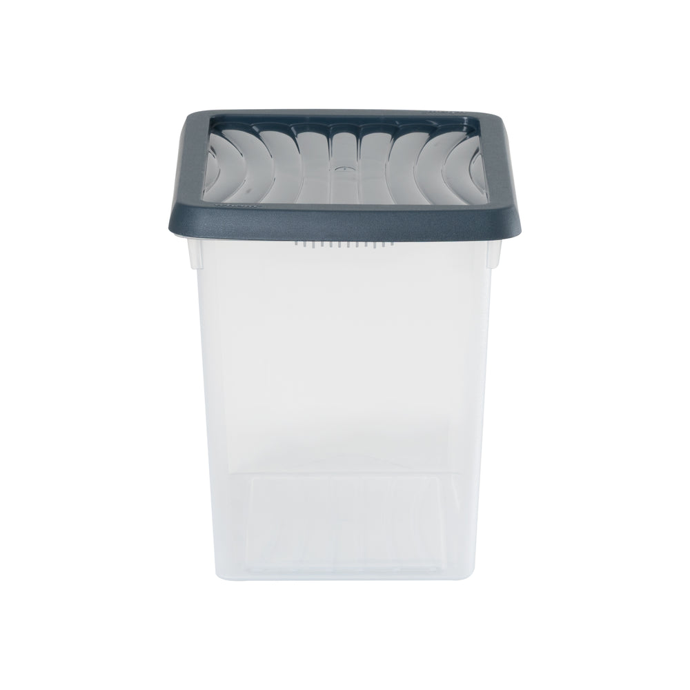 Set of 4 - 6.7 Litre Wham Plastic Storage Boxes with Mixed Coloured Lids - 13114-Wham-Plastic Box Shop