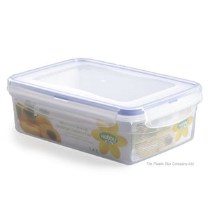 1.4 Litre Rectangular Plastic Food Storage Box With Clip Lid-Hobby Life-Plastic Box Shop