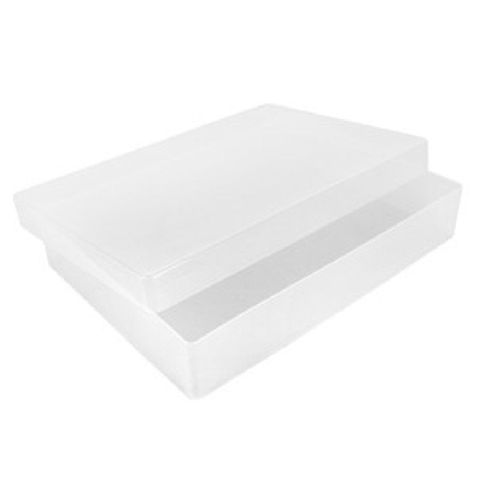 A4 Clear Plastic Paper and Card Storage Box with Lid-SBW-Plastic Box Shop