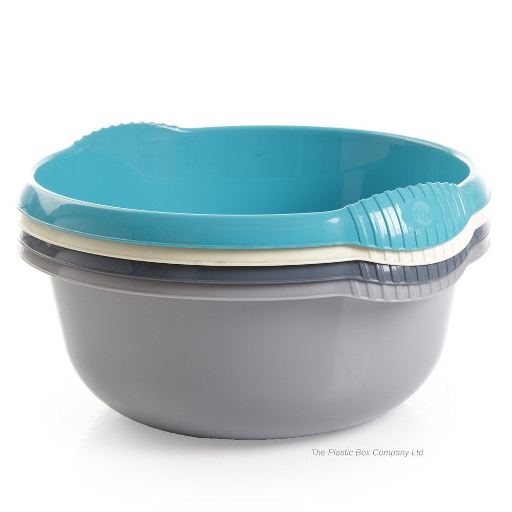 36cm Casa Round Plastic Washing Up Bowl-Wham-Plastic Box Shop