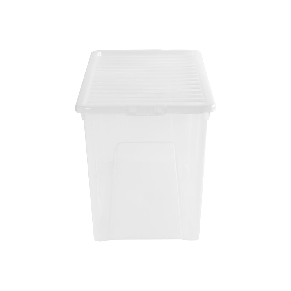 Pack of 2 x 133L Extra Large Long Plastic Storage Boxes with Lids-Wham-Plastic Box Shop