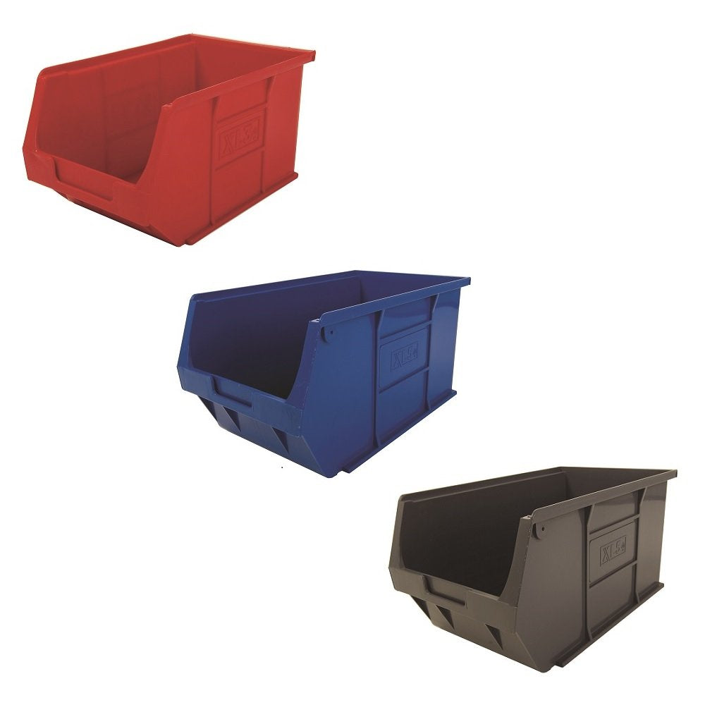 Pack of 10 x XL5 Semi Open Fronted Storage Boxes-XL-Plastic Box Shop