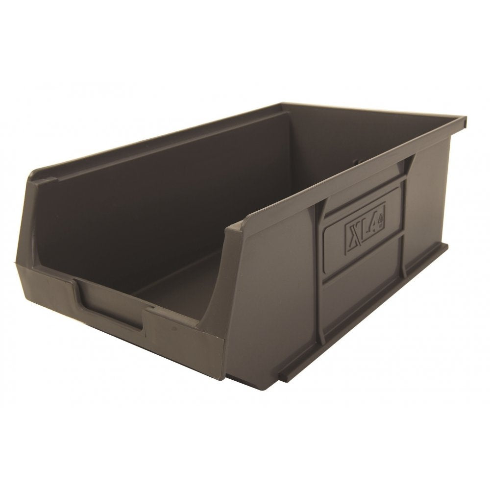 Pallet of 80 - XL7 Semi-Open Fronted Storage Containers - Grey-XL-Plastic Box Shop