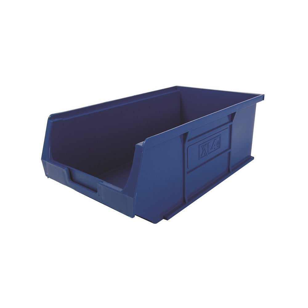Pack of 5 x XL7 Semi-Open Fronted Storage Containers-XL-Blue-XL7P5B-Plastic Box Shop