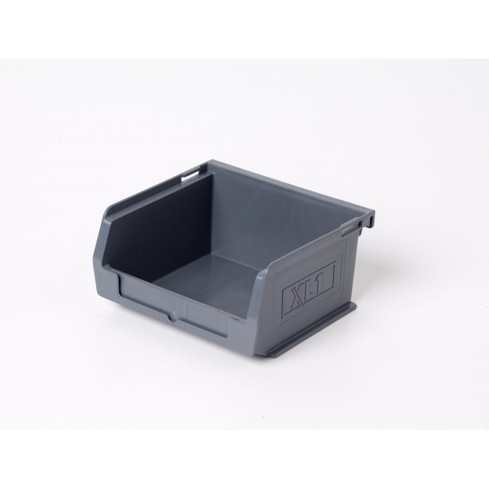 Pallet of 2800 - XL1 Semi-Open Fronted Small Parts Containers - Grey-XL-Plastic Box Shop