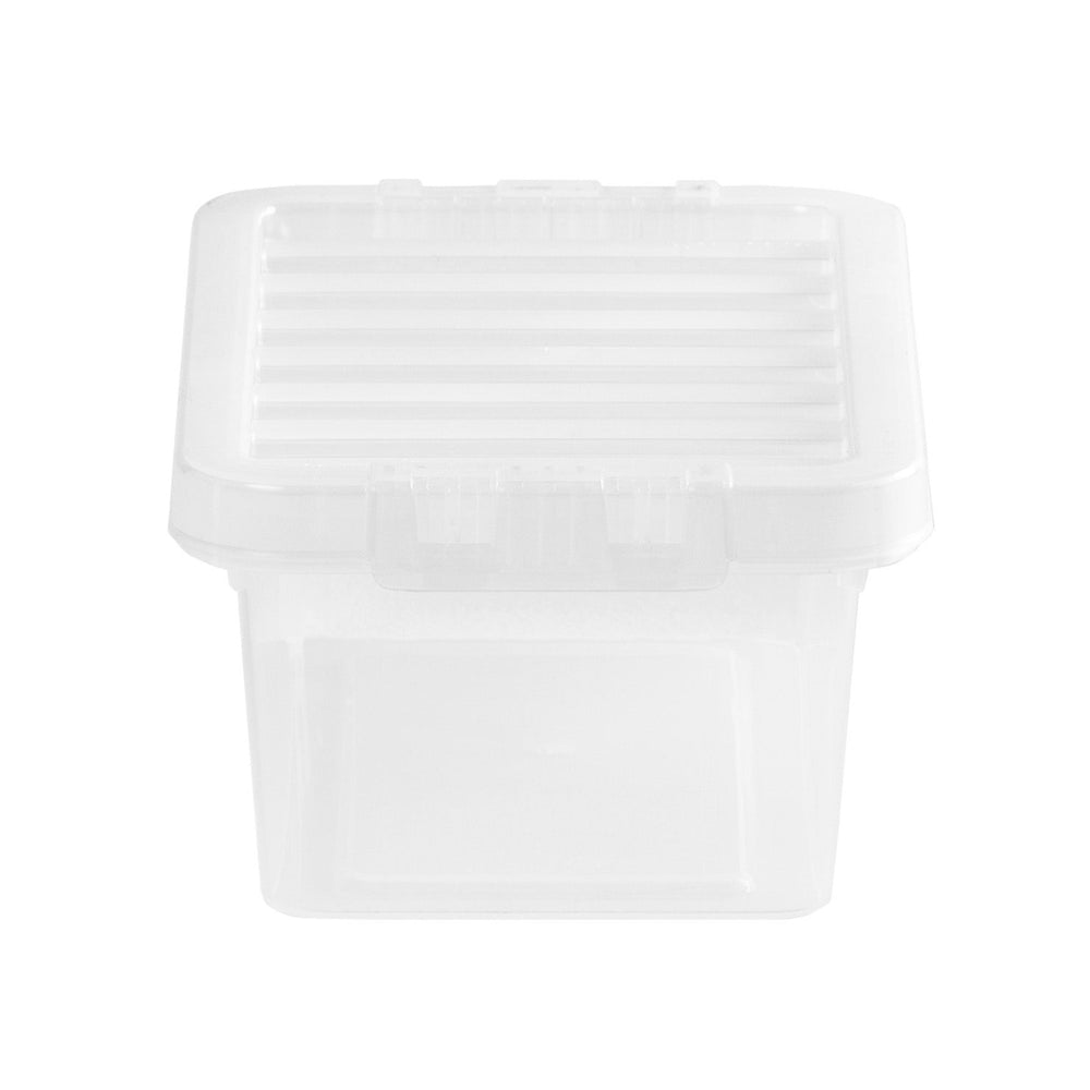 Wham Crystal 1.1L Clear Plastic Storage Box with Lid-Wham-Plastic Box Shop