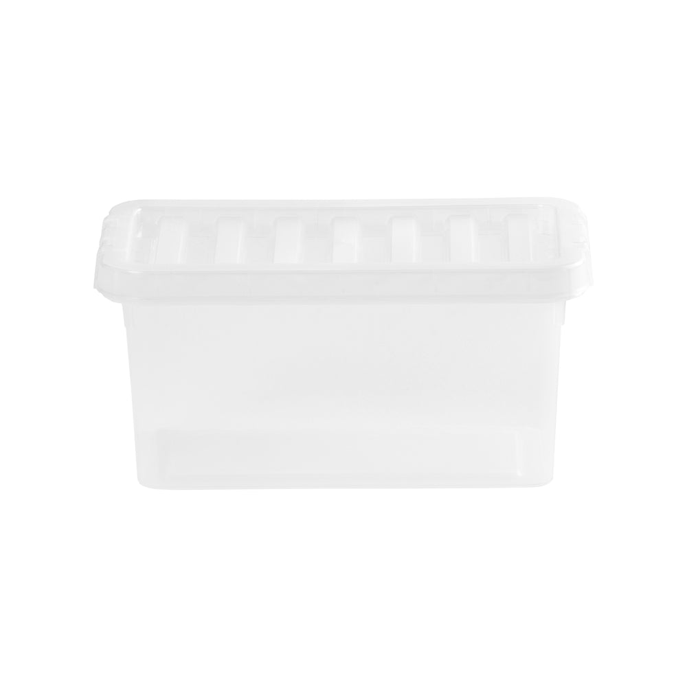 2.6 Litre Clear Plastic Storage Box with Lid – Wham Crystal-Wham-Plastic Box Shop