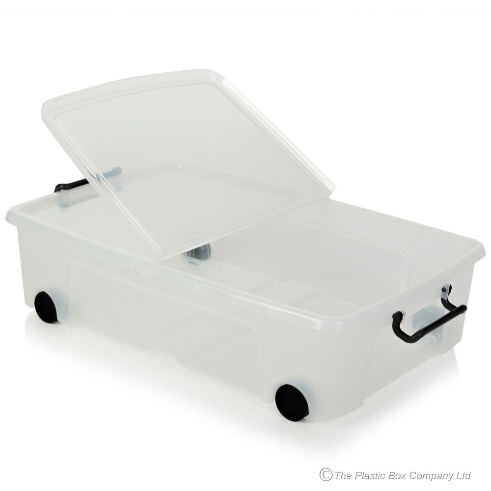 SINGLE - 35 Litre Smart Storemaster Under Bed-Strata-Plastic Box Shop