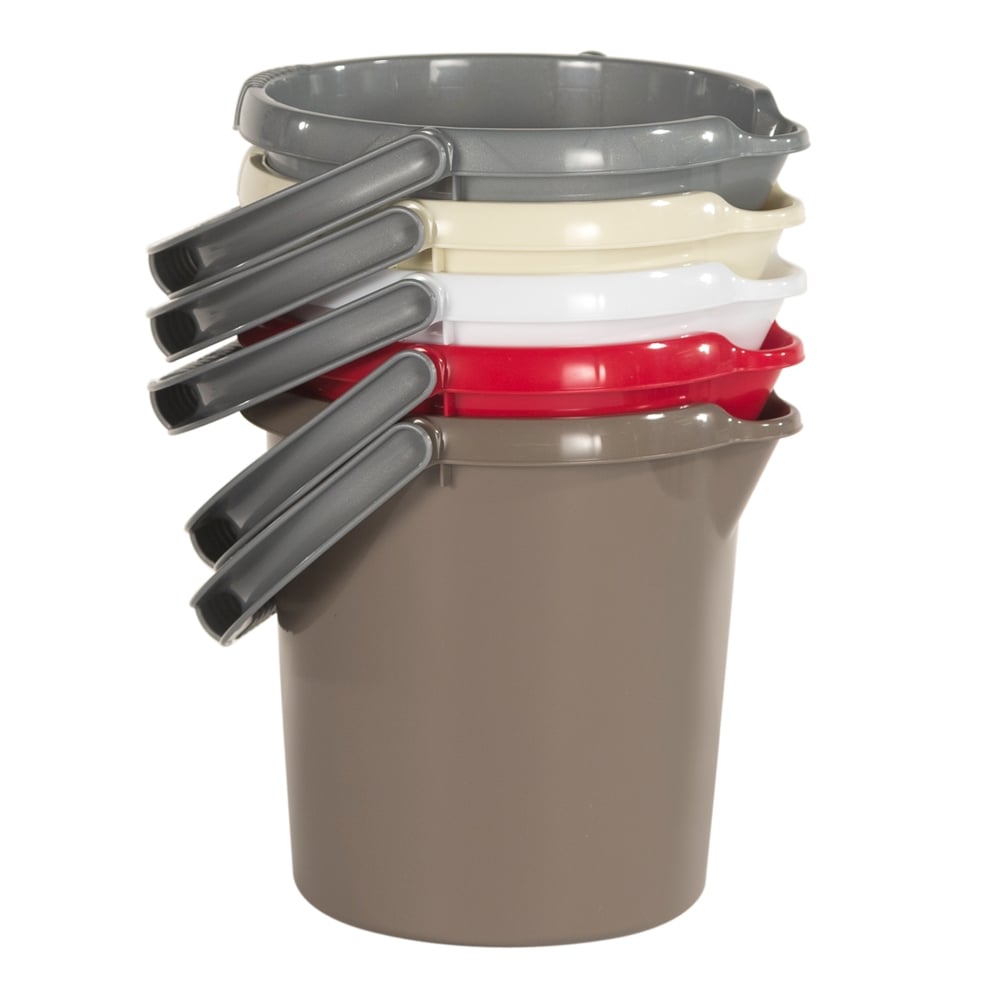 5 Litre Capacity Small Plastic Bucket with Handle-Wham-Plastic Box Shop