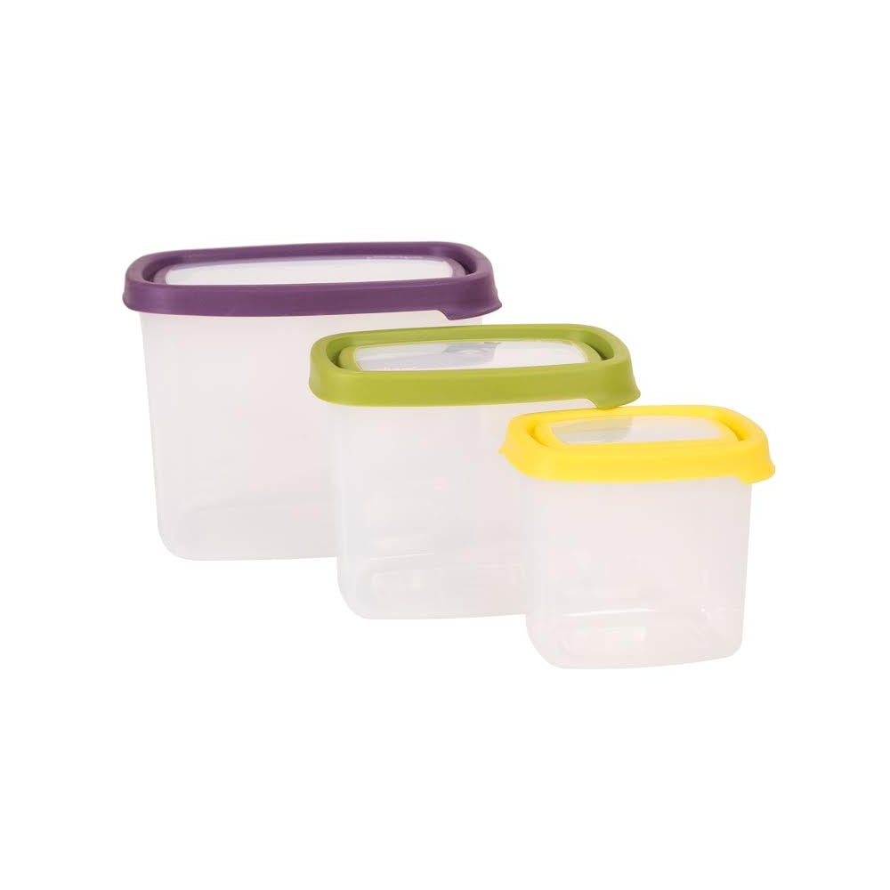 Seal It 3 Piece Rectangular Box Set (2.1L,1L,430ml) - 40560-Wham-Plastic Box Shop