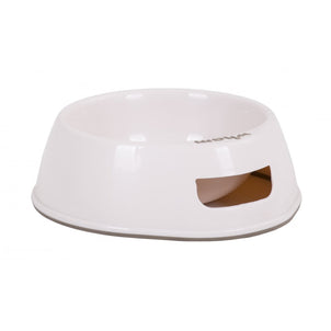 Extra Small Round Non Slip Pet Food Bowl-Wham-Cream-WMESRBC-Plastic Box Shop