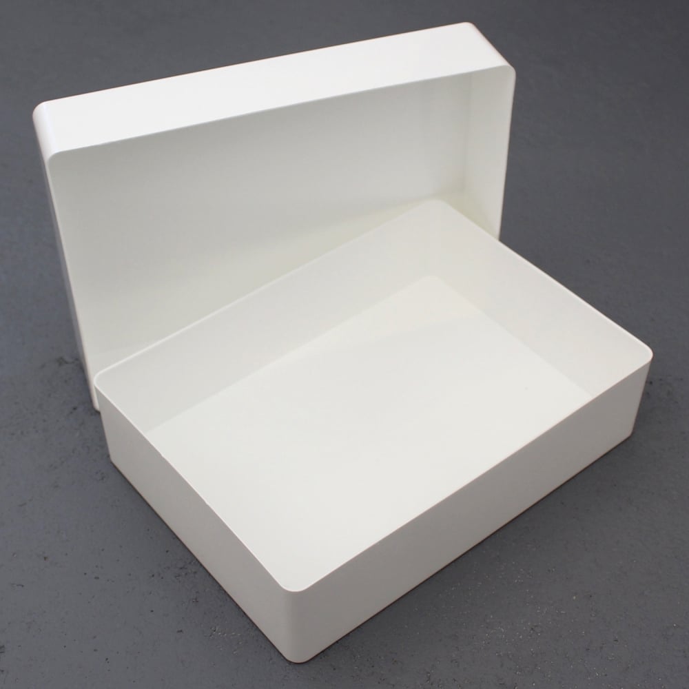 A5 White PostProof Storage Box-SBW-Plastic Box Shop