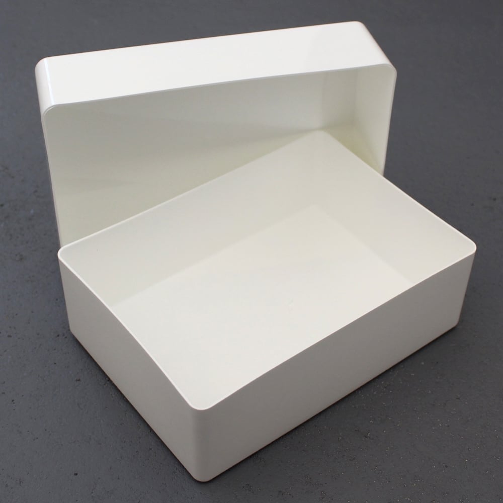 A6 White PostProof Storage Box-SBW-Plastic Box Shop