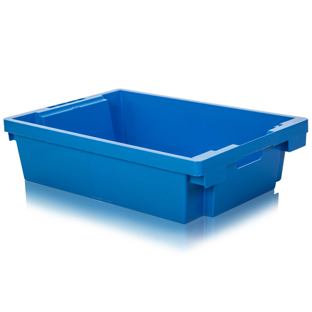 Pack of 5 x 27L Heavy Duty Plastic Tote Boxes-CS-Plastic Box Shop