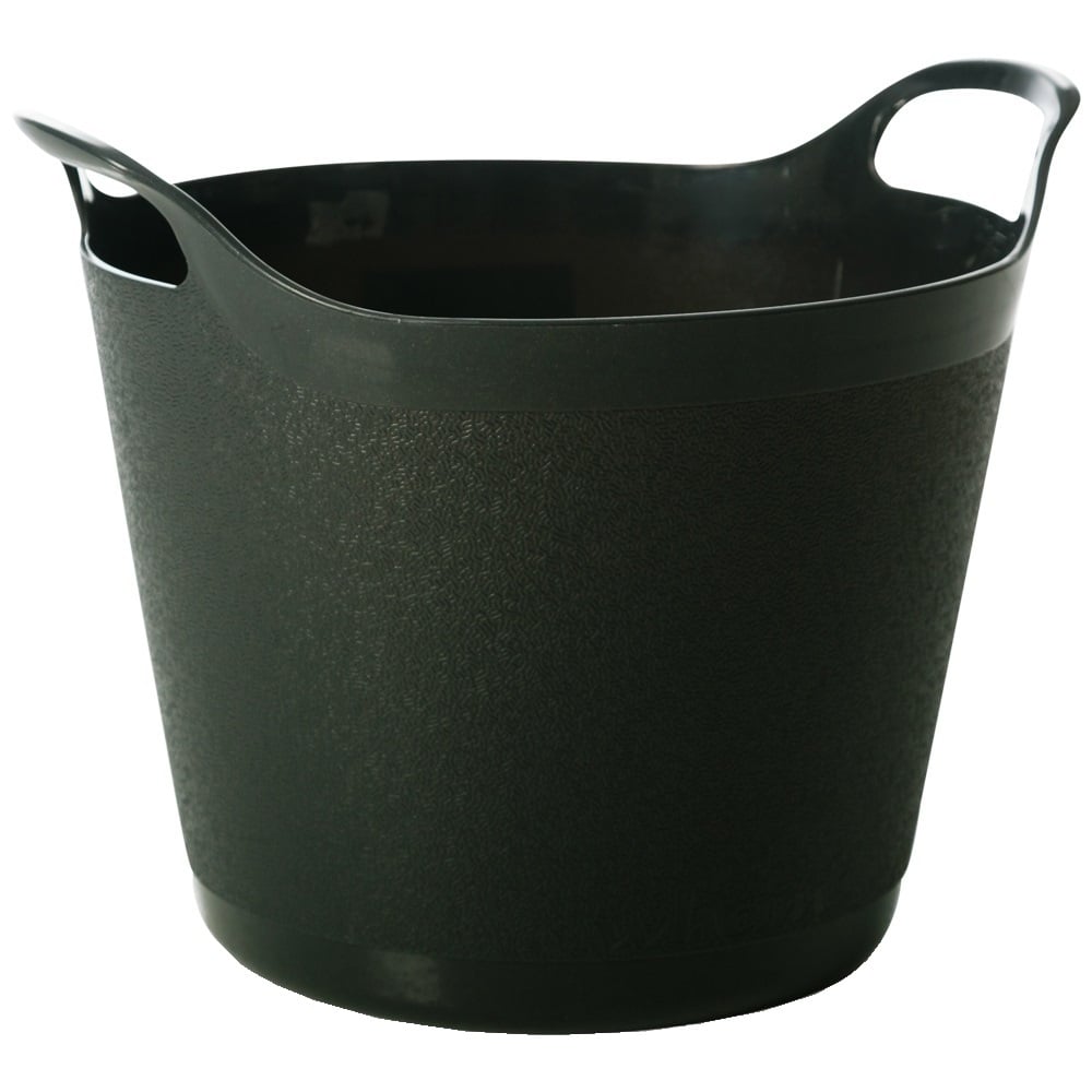 25 Litre Graduated Medium Flexi Store Tub-Wham-Graphite-WM25FGG-Plastic Box Shop