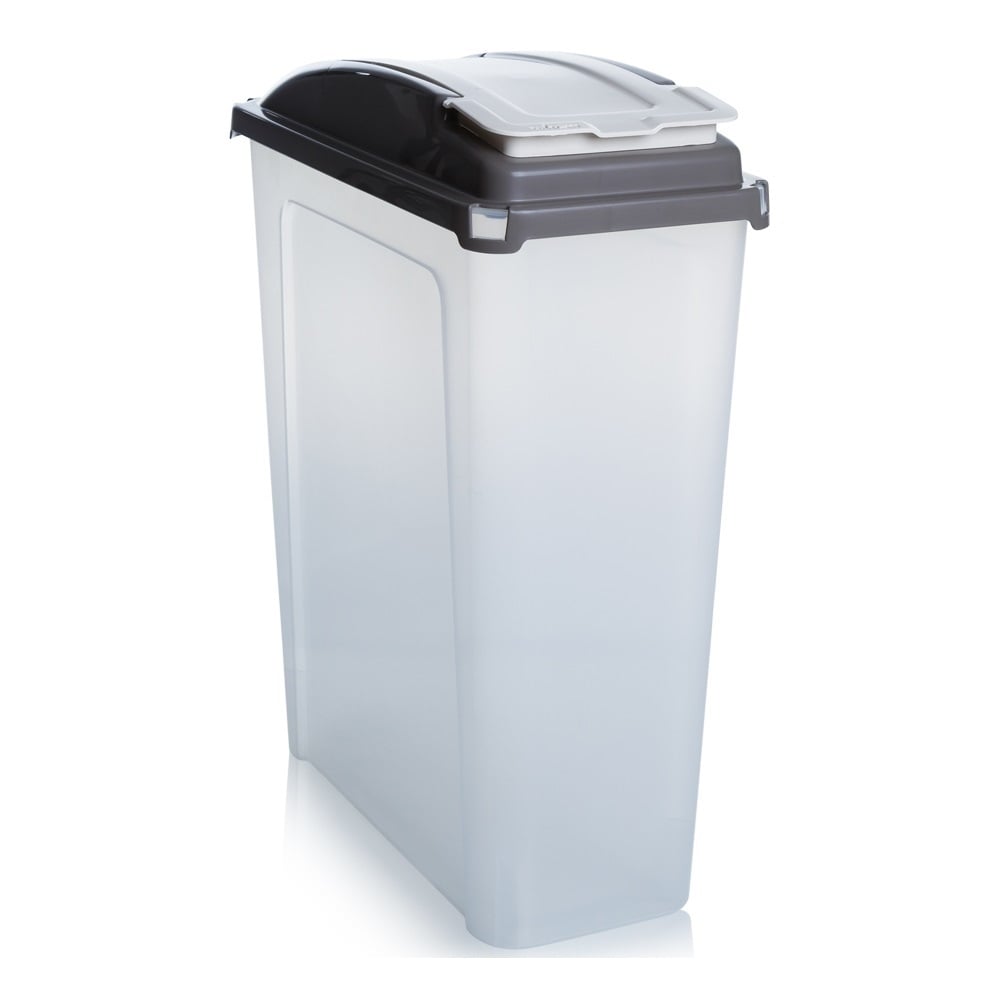 25 Litre Tall Slim Plastic Recycling Bin with Lid-Wham-Plastic Box Shop