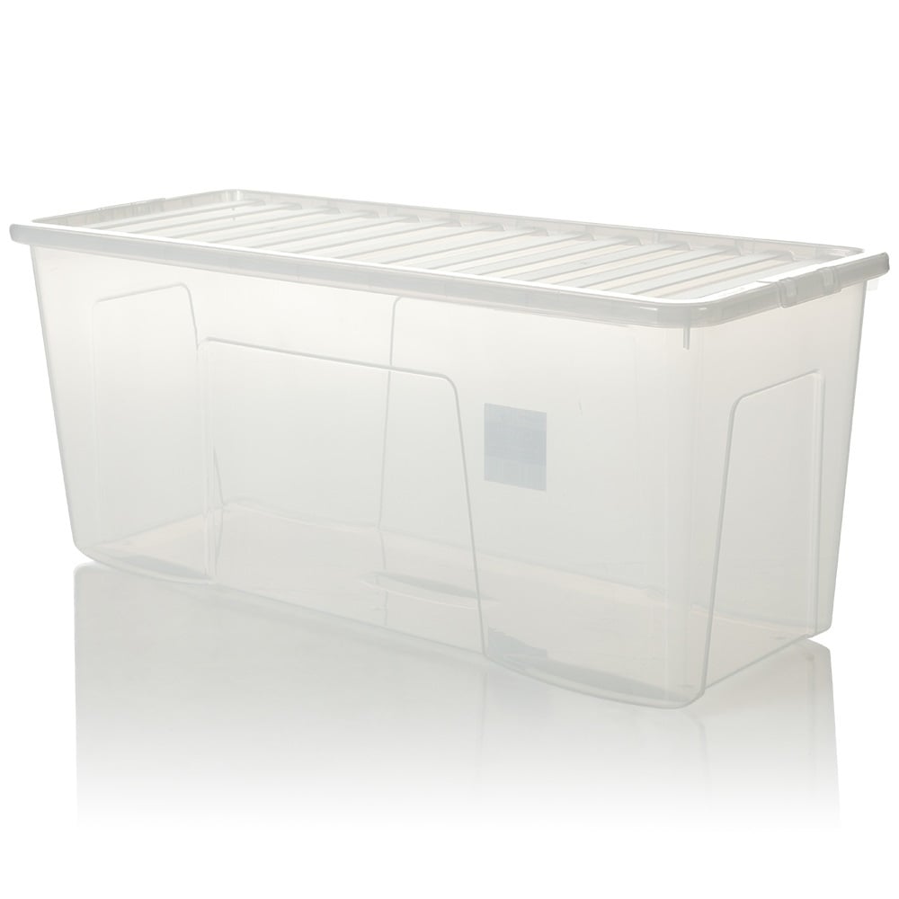 Pallet of 20 x 133L Extra Large Plastic Storage Boxes with Lids-Wham-Plastic Box Shop