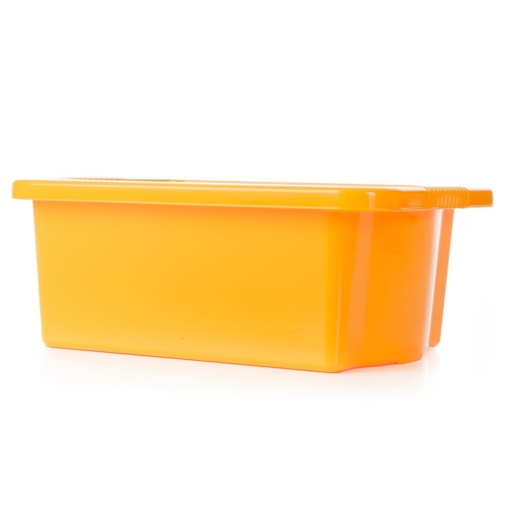 16 Litre Stack and Store Box-Wham-Primary Yellow-WM16PY-Plastic Box Shop