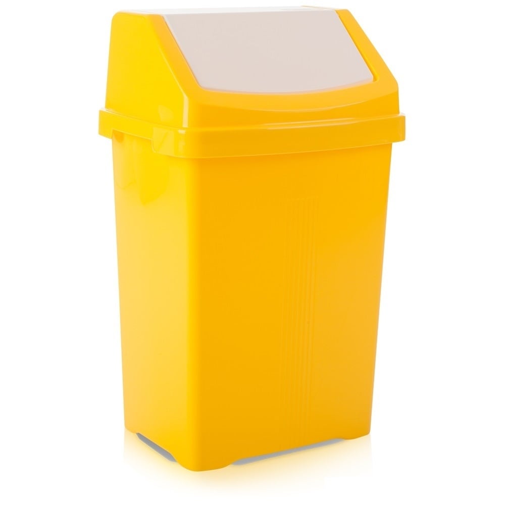 50 Litre Plastic Swing Bin - Primary Colours-Wham-Plastic Box Shop