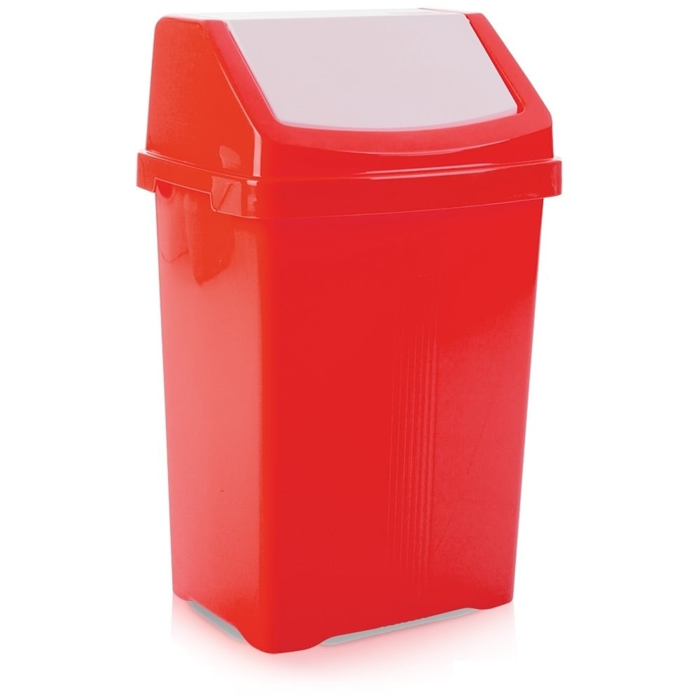 50 Litre Plastic Swing Bin - Primary Colours-Wham-Plastic Box Shop